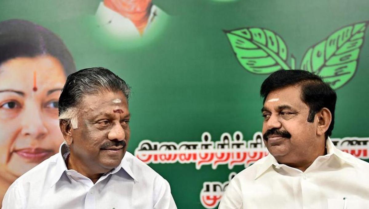 AIADMK leadership tussle: EPS sends legal notice to OPS over misuse of party name, symbol