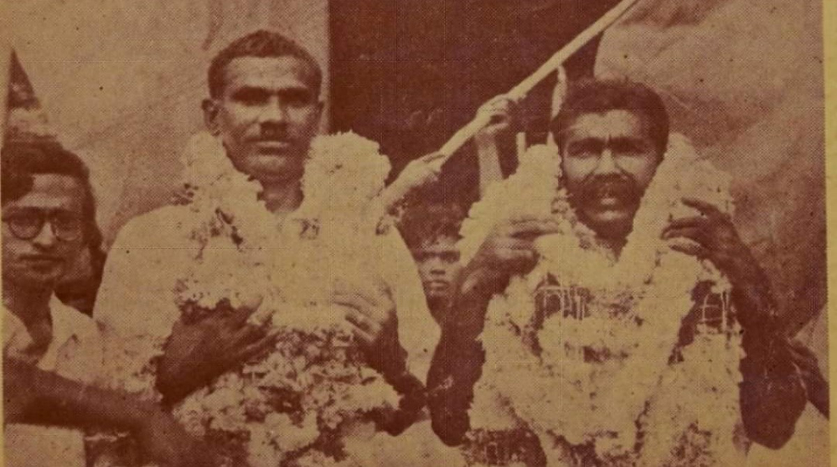Communist leader Jeevanandam with S Ramanathan