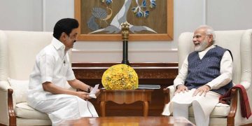 MK Stalin meets PM Modi in Delhi. (South First)