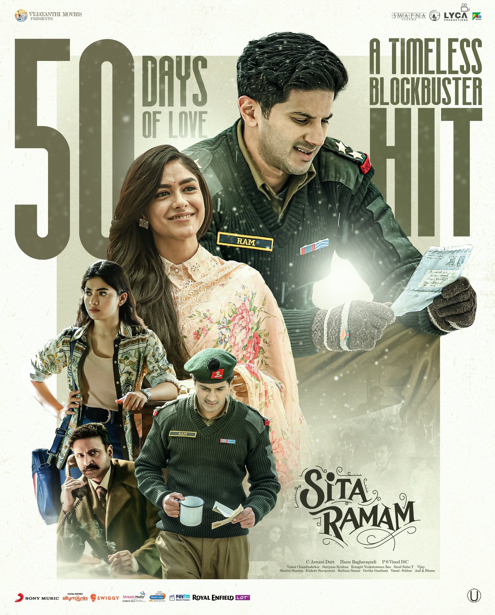 50 days of sita ramam