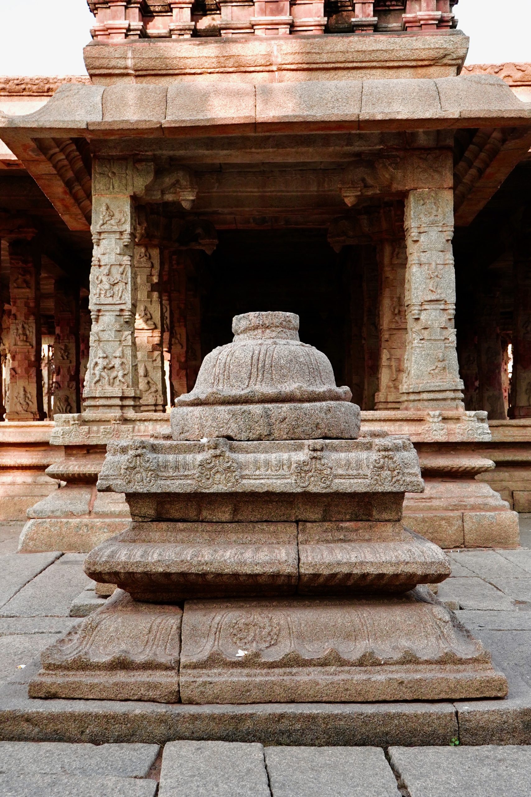 The balipeetam of a temple in Hampi (Manoj Arora)