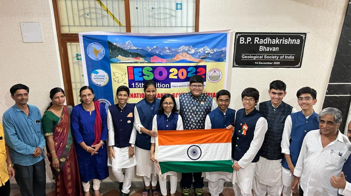 Indian team at IESO 2022