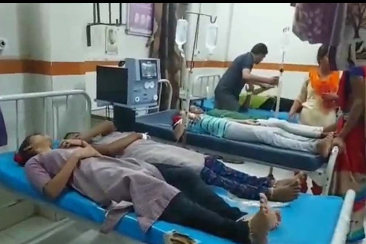 Seriously ill girls were first shifted to Wardhannapet Community Health Centre for medical attention from where 12 were referred to MGM Hospital in Warangal.