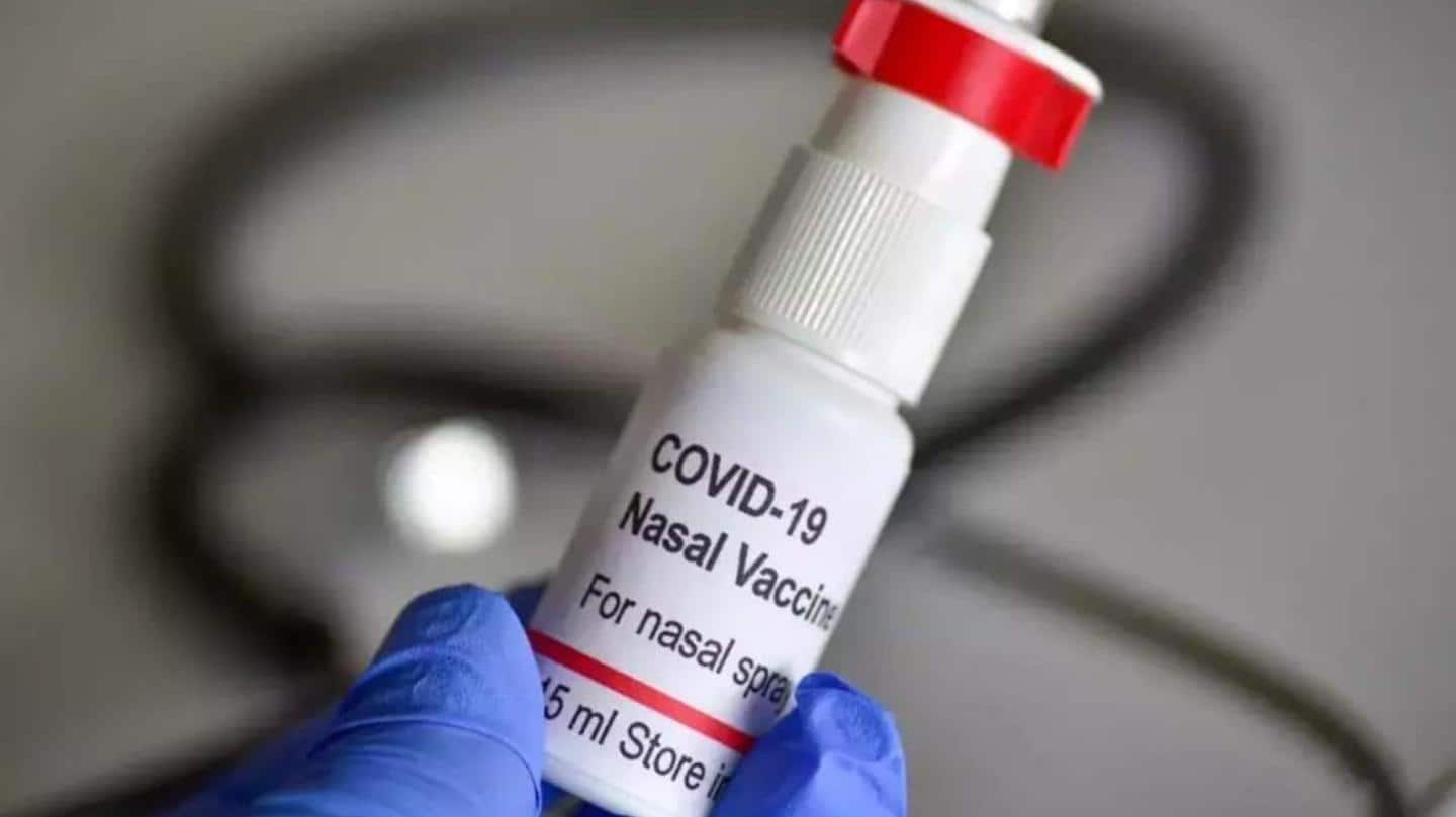 Nasal vaccine approved for Covid 19