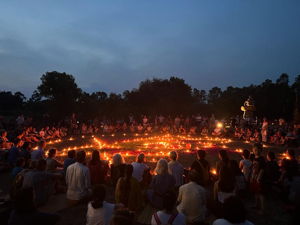 Auroville protest