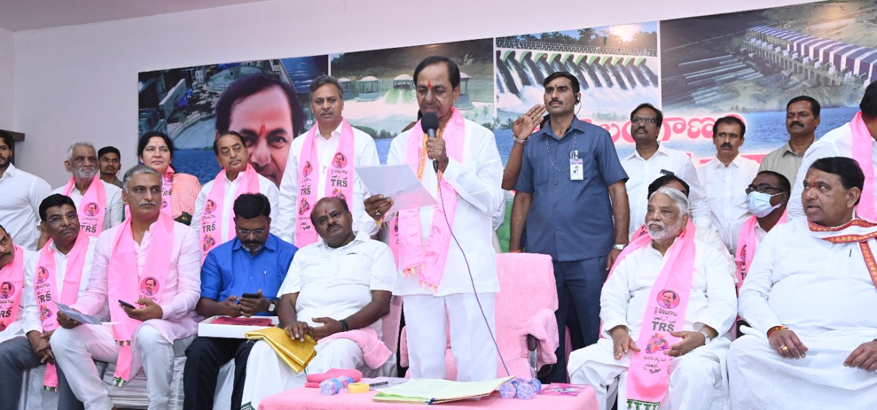 KCR launched the BRS, his new national party, on 5 October 2022
