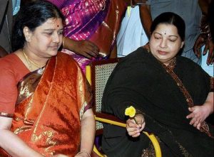 Sasikala with Jayalalithaa
