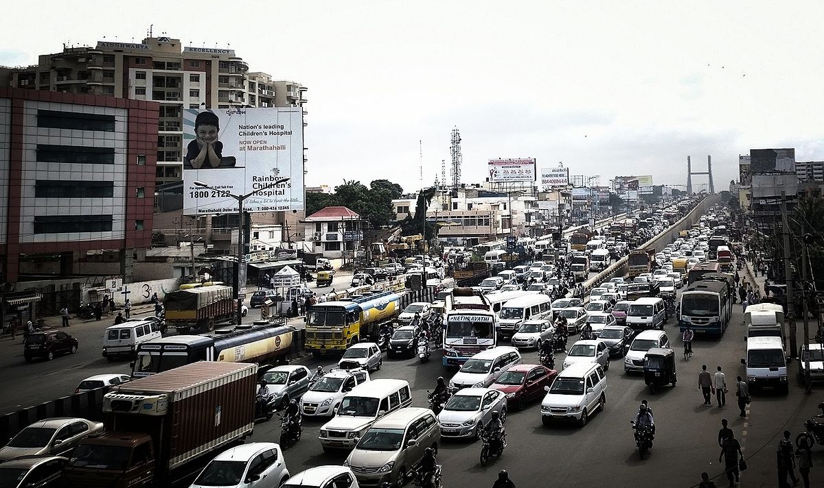 Bangalore traffic on Ring Road