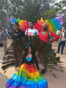 Participants at the Bengaluru Pride event on Sunday, 27, November, 2022. (Supplied)
