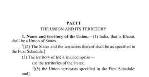 India is a Union of States