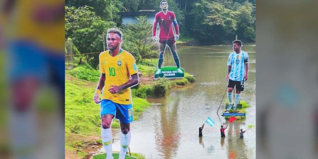 Brazil football fans crestfallen as Argentina supporters celebrate on