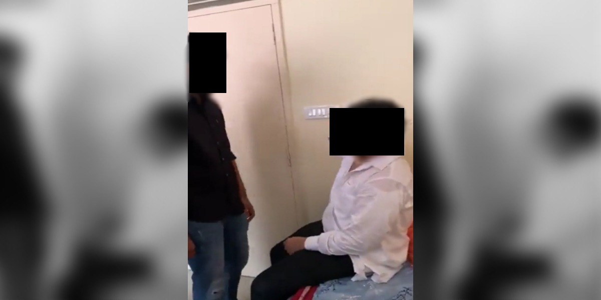 A video of the IBS ragging incident in Hyderabad went viral on social media