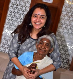 Karthyayani Amma with Manju Warrier