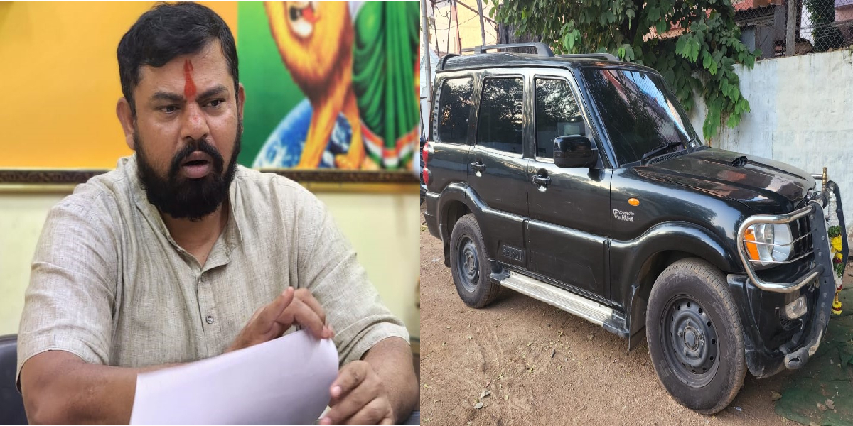 BJP MLA T Raja Singh said that the car allotted to him was a 2010 model while others have been given new bulletproof vehicles. (Supplied)