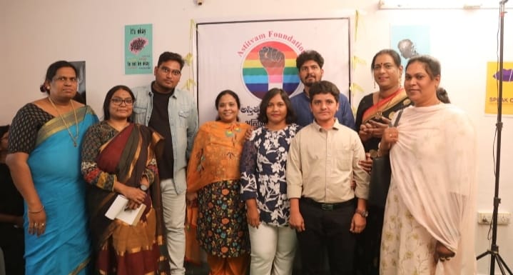 Press and media workshop on sensitivity of reporting trans issues during transgenders awareness week Hyderabad 2022