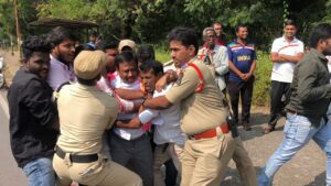 TRSV leaders detained ahead of PM visit in Hyderabad. (Supplied)
