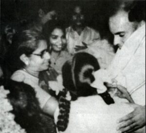 Rajiv Gandhi just moments before he was assassinated. The head of the suicide bomber Dhanu can be seen. Nalini, who accompanied Dhanu to the Sriperumbudur venue, and others convicted in the Rajiv Gandhi killing have now been freed