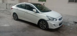 Prakash's stolen car that was recovered. (Supplied)