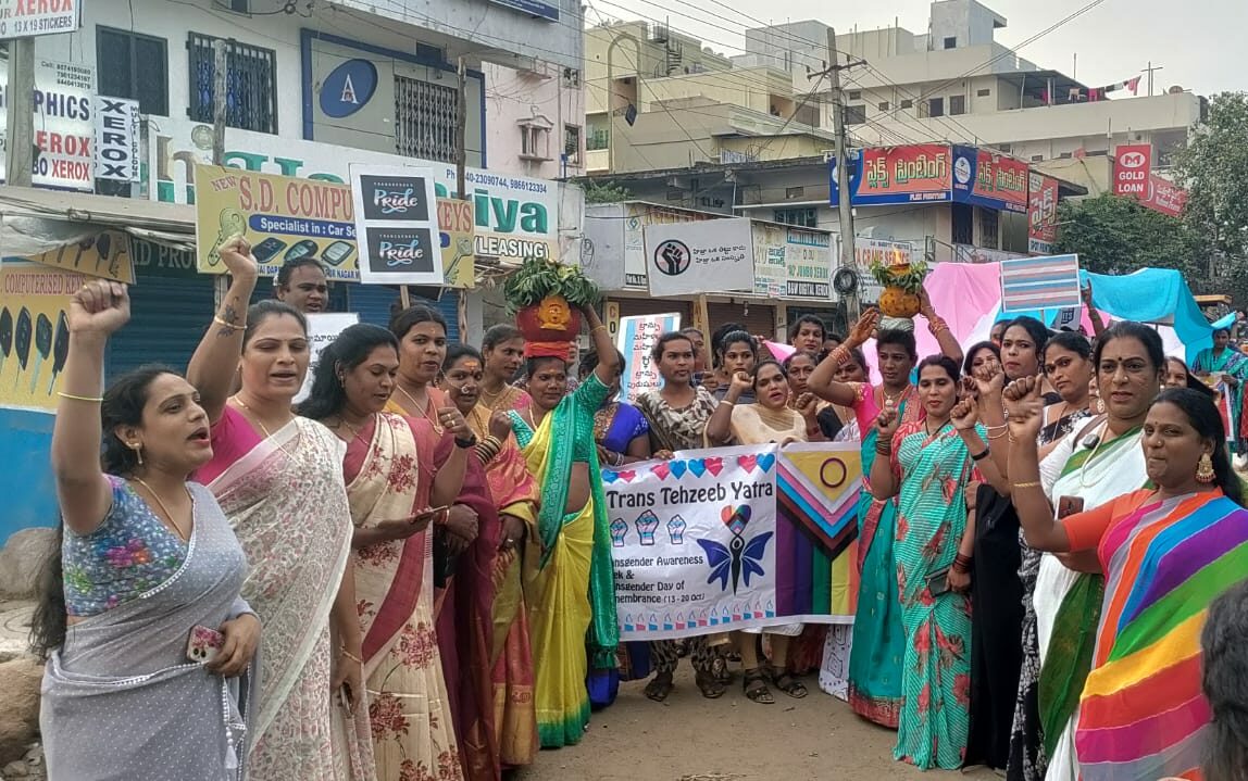 The Trans Tehzeeb Yatra was carried out in Hyderabad on 20 November on the day of historical Transgender day of remembrance, which is observed globally.