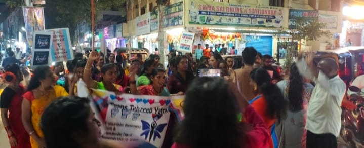 Trans tehzeeb yatra passing through on transgender day of remembrance Hyderabad 2022