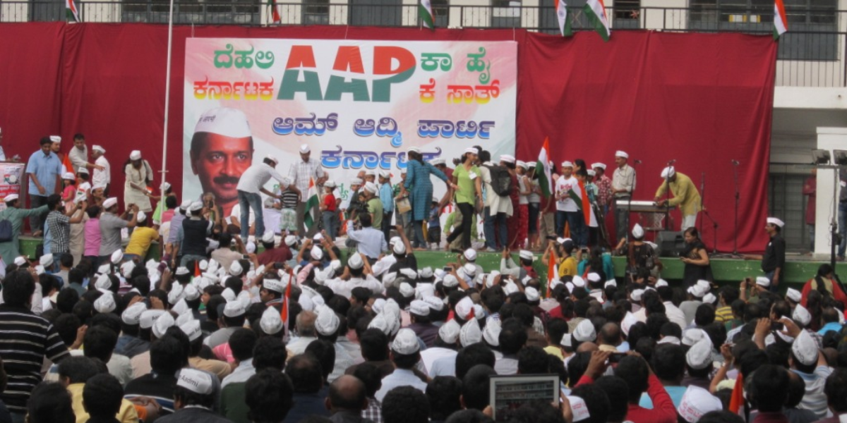 AAP hopes to lead the Karnataka Assembly poll after winning the Delhi poll. Representative image. (Wikimedia Commons)