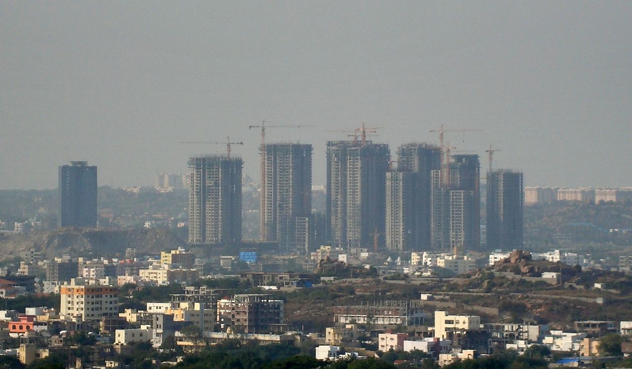 Hyderabad skyline