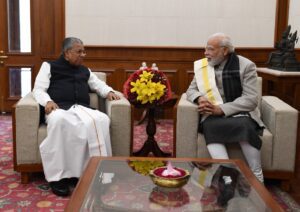 Chief Minister Pinarayi Vijayan with Prime Minister Narendra Modi in New Delhi on Tuesday, 26 December. (Supplied)