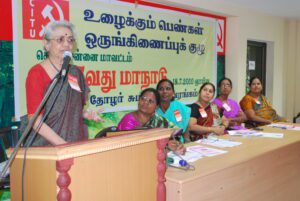 At a trade union meeting for women on 18 July 2010