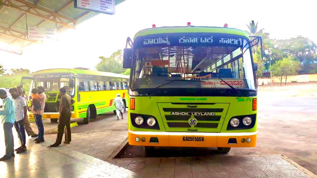 Maharashtra Karnataka border row buses