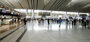 The Hyderabad airport