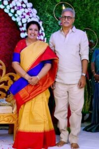 Daggubati Venkateswara Rao with wife Purandeswari.
