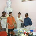 French Lady Mariane Statue in the chamber of the regional administrator in Yanam. It is a symbol of liberty, equality, fraternity and reason, as well as a portrayal of the Goddess of Liberty.