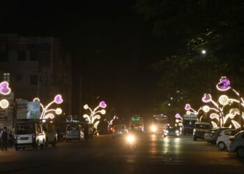 Hubballi-Dharwad, twin city, decked up for the 26th National Youth Festival.