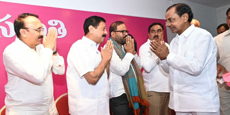 KCR with BRS Andhra unit