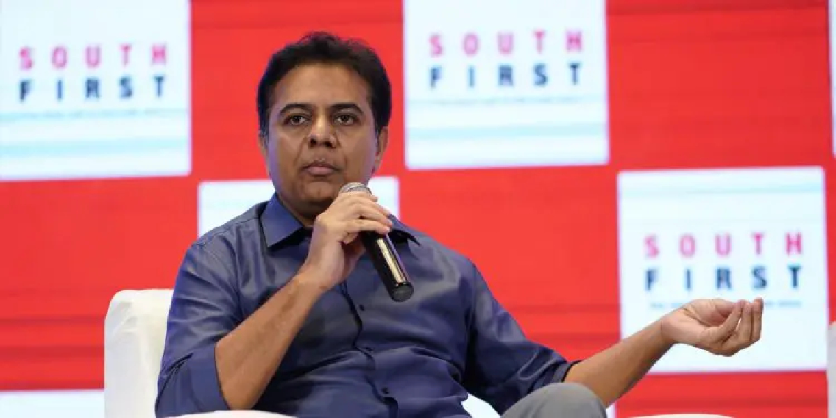 KTR pointed out that the current NDA government has not grounded a single new railway line in Telangana in the past eight years. (South First)