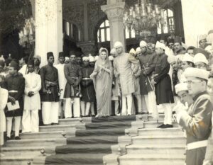 Nizam Mukarram Jah after his coronation ceremony in 1967. 