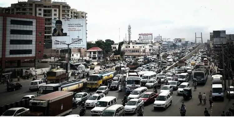 Peak Hour Traffic in Bengaluru