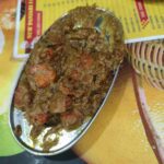 Prawn curry at a restaurant in Yanam.