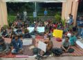 The UOH students demanding reinstating of ICC-GSCASH