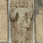 Brahma, koshta murthi at the temple in Thenneri that is around 35 km from Chennai's Tambaram