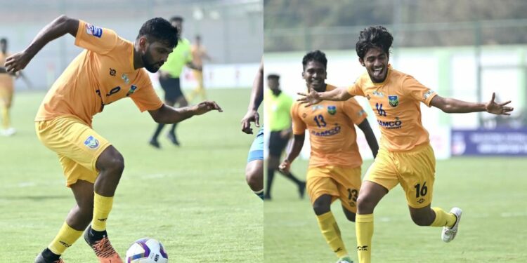 Glimpses from the Santosh Trophy match between Kerala and Goa.