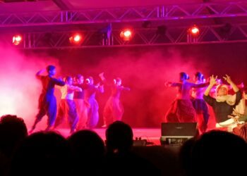 Bhaskara arrow problem depicted in dance at the India Science Festival (ISF 2023) by Mallika Sarabhai's troupe