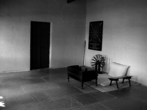 Mahatma Gandhi's visitor room at Sabarmati Ashram 