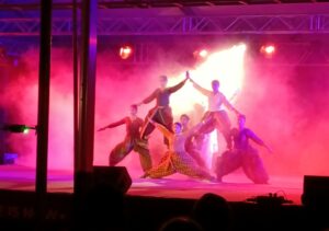 Meru Prastara depicted in dance by Mallika Sarabhai's troupe at the India Science Festival (ISF 2023) held in Hyderabad