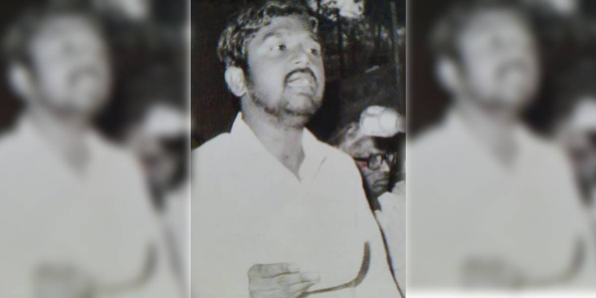 A young Siddalingaiah, Dalit poet from Kannada (Supplied)