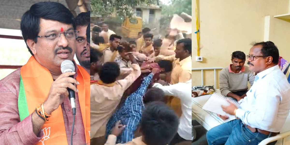 Six arrested, including BJP leader Murali Krishna Goud, for thrashing Dalit man in Devanoor, Tandur, Vikarabad. The survivor also arrested. (2)