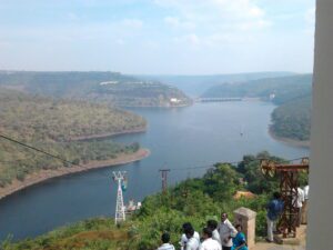 Srisailam dam and Krishna river. (Wikimedia Commons)