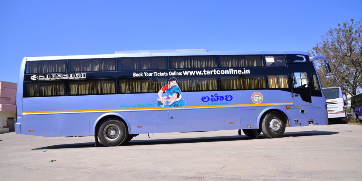 1200px x 600px - TSRTC to introduce 16 AC sleeper buses with the latest features in March -  The South First
