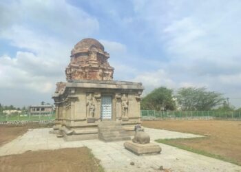 Uttama Chola Eswaram temple in Kanchipuram district's Thenneri, 35 km from Chennai's Tambaram (Prasanna RS)