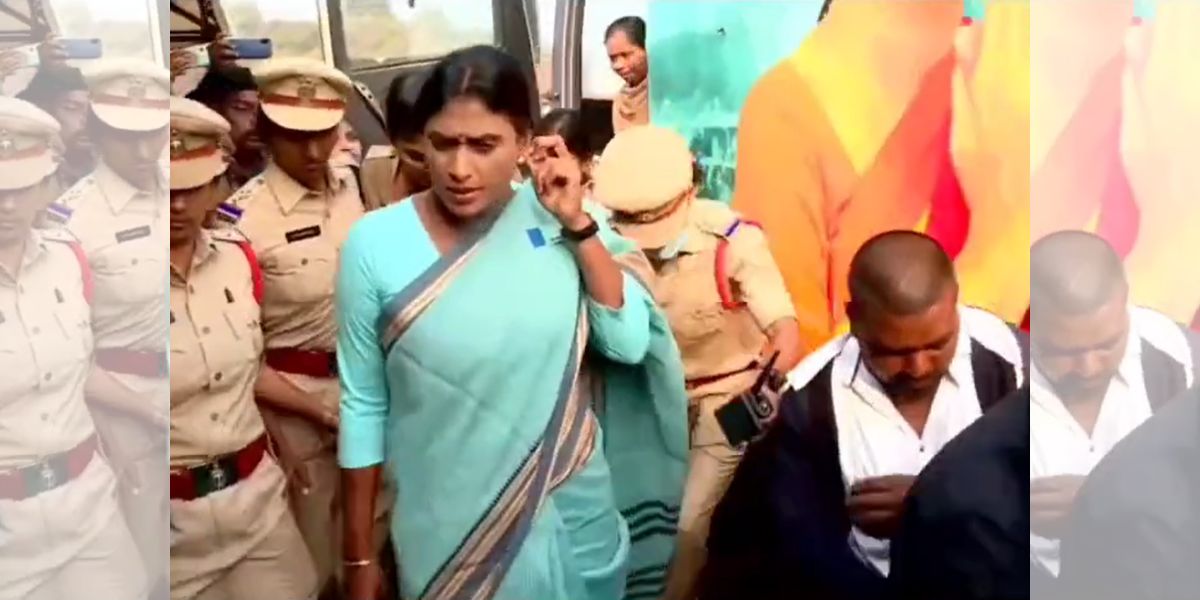 YS Sharmila arrest